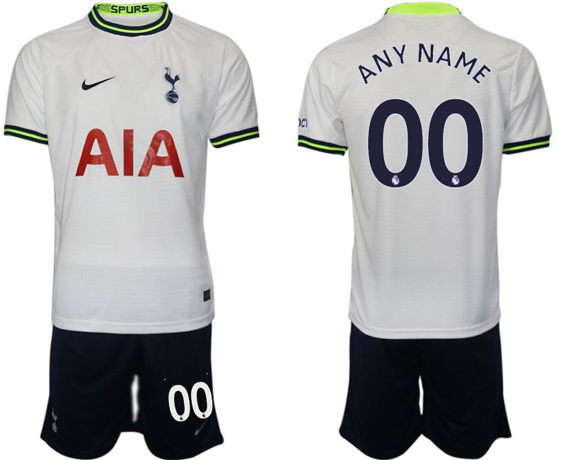 Men 2022-2023 Club Tottenham Hotspur home white customized Soccer Jersey
